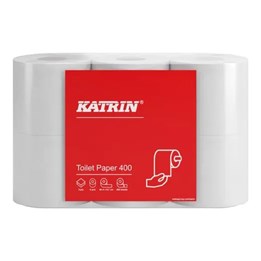 Toalettpapper Katrin 400 2-Lag Vit 48m/rl 42rl/fp
