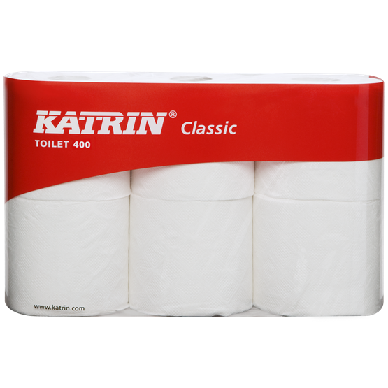 Toalettpapper Katrin Classic 400 2-lager