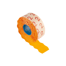 Prisetikett 32x19mm Orange