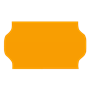 Prisetikett 32x19mm Orange