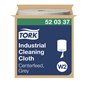 Torkduk Tork  W1/W2/W3 Rengöringsduk 1-Lag Grå i Box L 390ark/rl