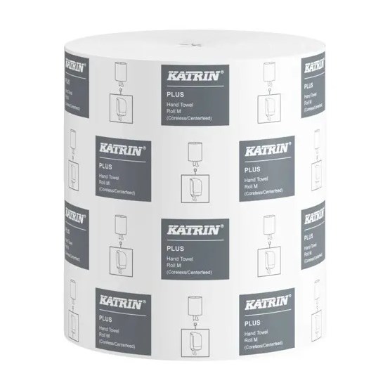 Torkrulle Katrin M Plus Hylslös 1-Lag Vit 280m/rl 6rl/fp 475355