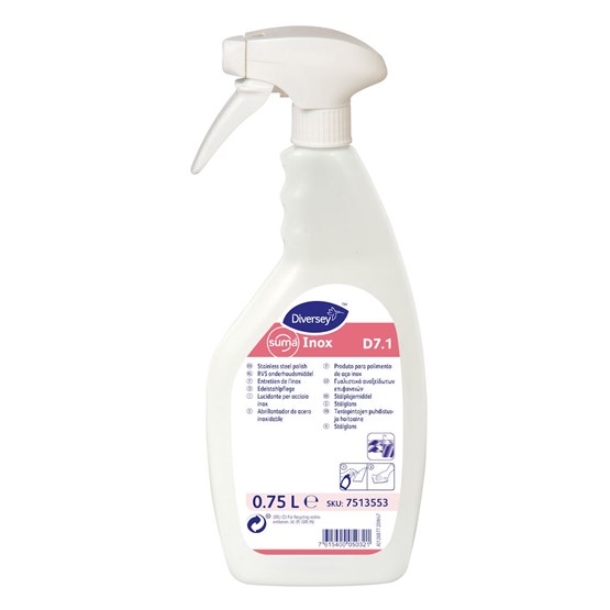 Rengöringsmedel Suma Inox D7.1 750ml sprayflaska 7513555