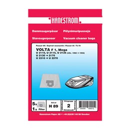 Dammsugarpåse H89, Volta F1 Mega 5st/fp