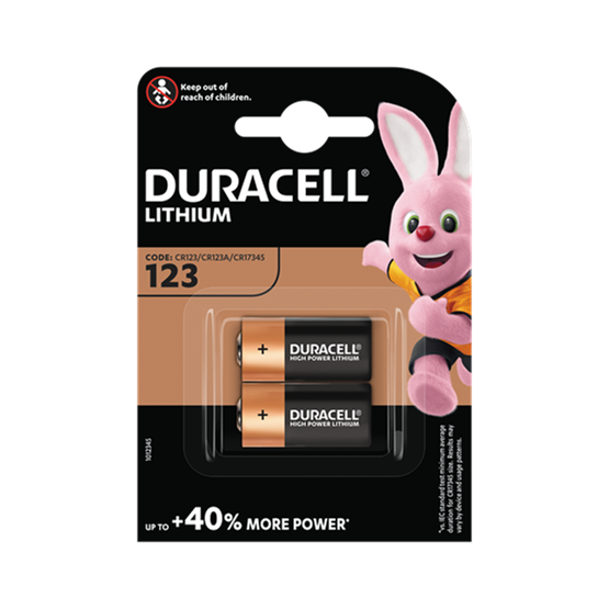 Batteri Duracell 123 Litium 2-pack