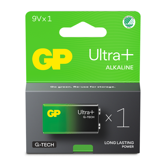 Batteri GP Ultra+ 9V