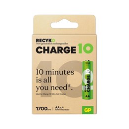Batteri GP ReCyko 10, 1700mAh, 4-pack