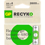 Batteri GP Recyko AA 1,2V 2600 mAh 4st/fp