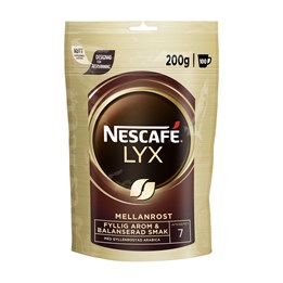 Kaffe Nescafé Lyx Mellanrost Softpack 200g Mellanrost