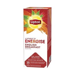 Te Lipton Energise English Breakfast 25st/fp