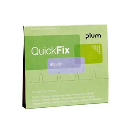 Plåster Plum Quickfix Elastic Refill 45st/refill 5512