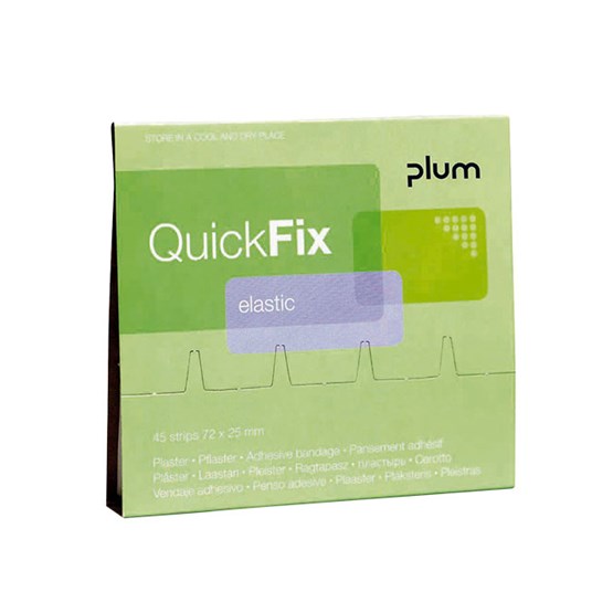 Plåster Plum Quickfix Elastic Refill 45st/refill 5512