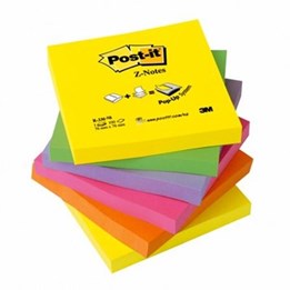Post-It Z-Block 76x76 Neon Rainbow 6st/fp