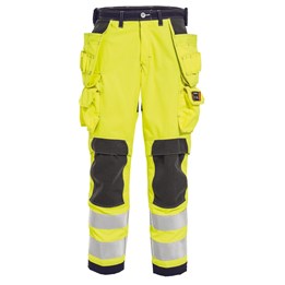 Flamskyddad Hantverksbyxa Klass 2 Varselgul