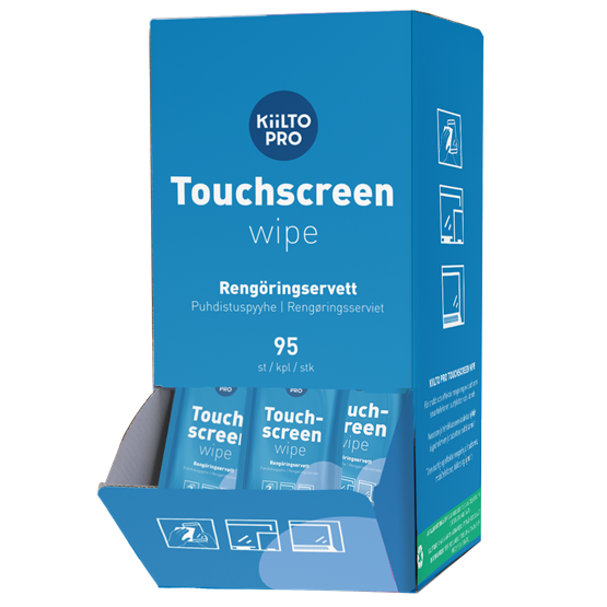 Wipes Touchscreen Antibac 95 st Pappersförpackning
