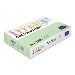 Färgat Papper A5 160g Pastelgrön 250st/fp A4