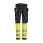 Varselbyxor med 4-vägsstretch klass 1 Gul