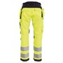 Flamskyddad Hantverksbyxa  Stretch Klass 2 Varselgul