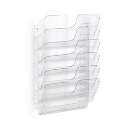 Broschyrställ Flexi Plus Transparent A4L 6st/fp Liggande A4