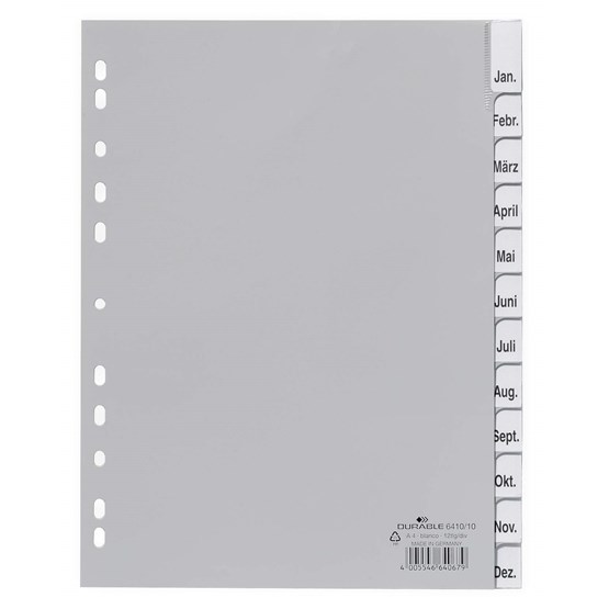 Register Durable A4 PP 12-flik Instick