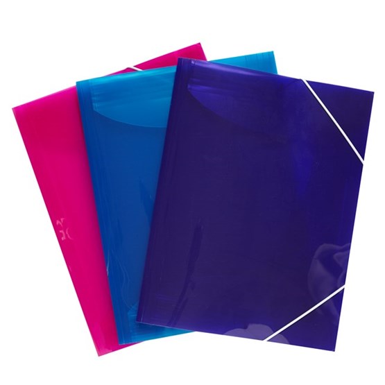 Snoddmapp PP Intense A4 3-klaff Rosa