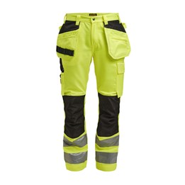 Hantverksbyxa 2377 Gul/svart Varsel Klass 2