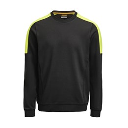 Sweatshirt Svart/Gul Jobman