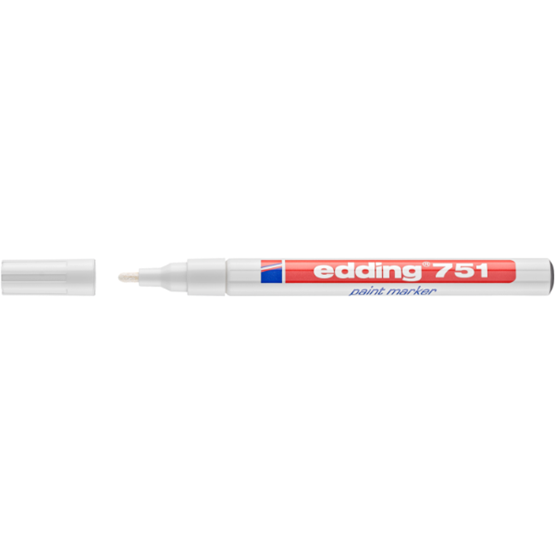 Märkpenna Edding 751 Vit