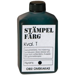 Stämpelfärg Kval T 1000ml Svart