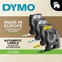 Märkband Dymo D1 12mm Vit/Svart