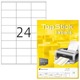 Laseretikett BNT/Office 70x36mm 2400st/fp 2 greppkanter