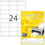 Laseretikett Topstick 70x36mm 2400st/fp