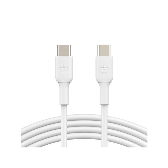 Laddkabel USB-C till USB-C 1M Vit