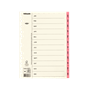 Register Papper Servo A4 1-15 Ofärgade Flikar 69876