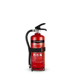 Brandsläckare 2 kg pulver Röd Housegard