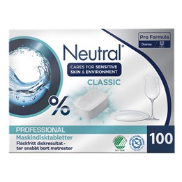 Maskindisktabletter Neutral Professional Classic 100st/fp