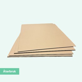 Wellark/pallmellanlägg 750x1150mm Brun Återanvända