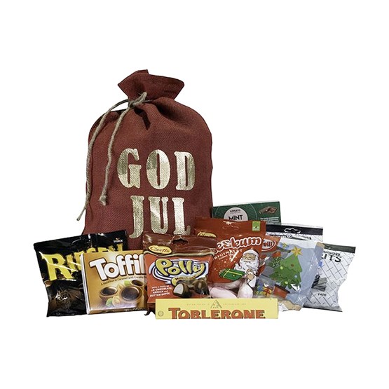 Choklad Jutesäck Röd 1235g