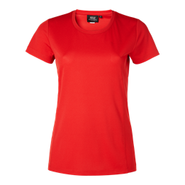 T-Shirt Dam Roz Röd