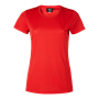 T-Shirt Dam Roz Röd