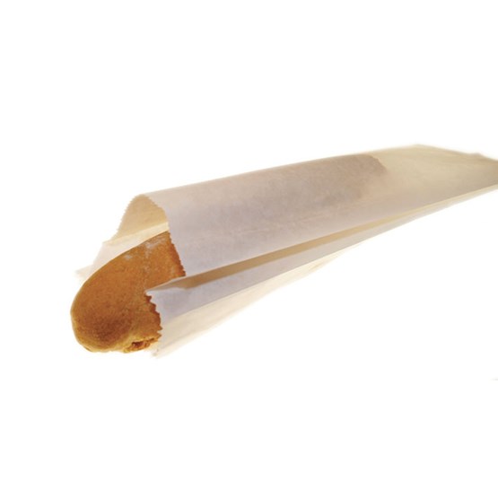 Baguettpåse Mini Vit 120/40X350mm 500/fp