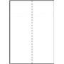 Fraktetikett 105x297mm A4 2st/ark 500st/fp