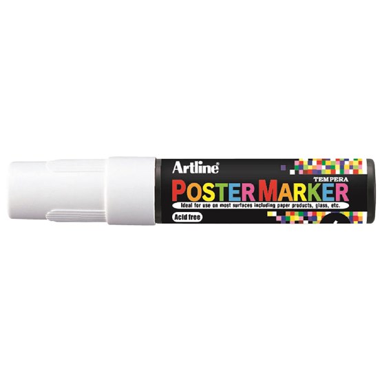 Textpenna Postermarker Artline 6.0 mm vit