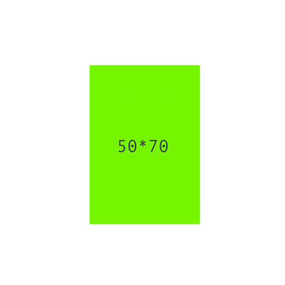 Textkartong 50x70cm Fluor Grön 10st/fp 8004075 -utgått