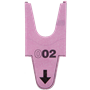 Köbiljetter T90 Rosa Passar D900 4000 bilj/rulle Bredd 30mm