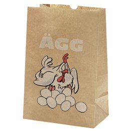 Papperspåse Äggpåse 180x265mm 3kg 500st/fp SQ2149