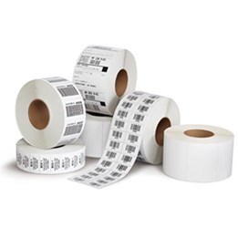 Transportetikett Thermo på rl 102x102mm 76mm Perf. 1432st/rl