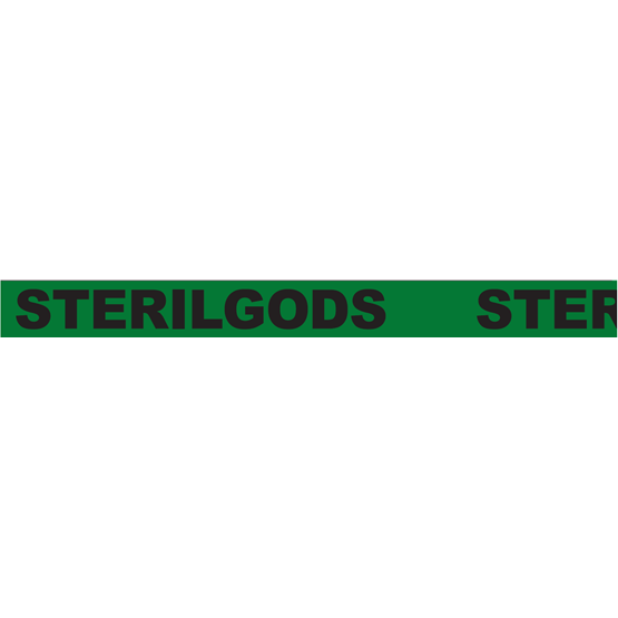 Varningstejp Grön Sterilgods 38mmx66m