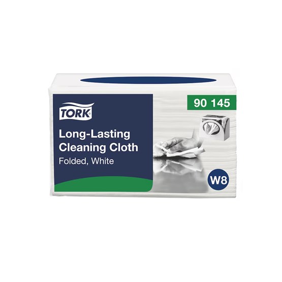Torkduk Tork W8 Rengöringduk 1-Lag Vit Small-Pack 400st/krt