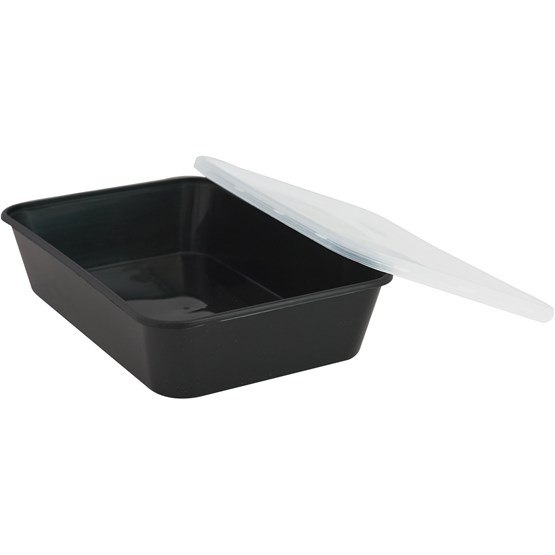 Plastform Microform + lock Svart 500 ml 250st/krt